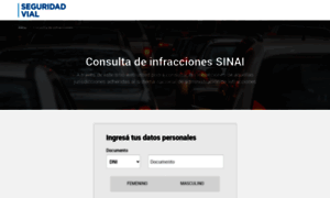 Consultainfracciones.seguridadvial.gob.ar thumbnail