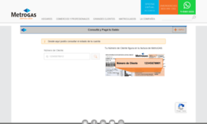 Consultasaldo.metrogas.com.ar thumbnail