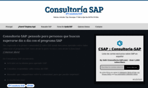 Consultoria-sap.com thumbnail