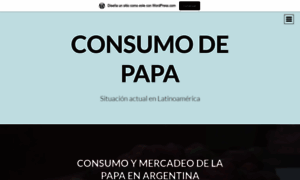 Consumoymercadodepapa.wordpress.com thumbnail
