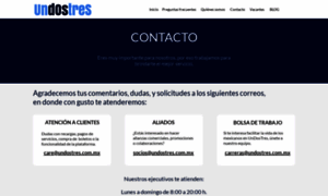Contacto.undostres.com.mx thumbnail