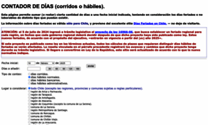 Contadordedias.cl thumbnail