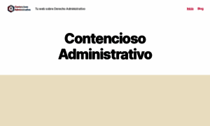 Contencioso-administrativo.es thumbnail