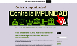 Contralaimpunidadya.wordpress.com thumbnail