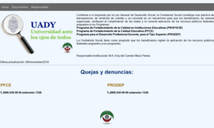 Contraloriasocial.uady.mx thumbnail