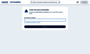 Contrasena.ionos.es thumbnail