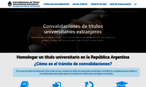 Convalidaciones.siu.edu.ar thumbnail