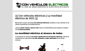 Convehiculoselectricos.es thumbnail