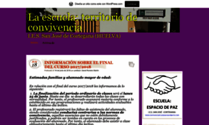 Convivenciaiessanjose.wordpress.com thumbnail