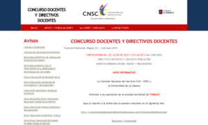 Convocatoriadocentesydirectivosdocentes.com thumbnail