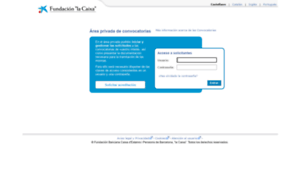 Convocatoriaslacaixa.org thumbnail