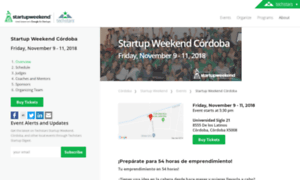 Cordoba.startupweekend.org thumbnail