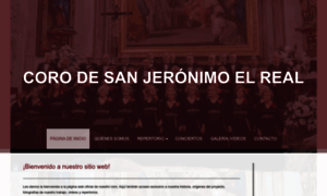 Corodelosjeronimos.com thumbnail