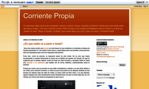 Corrientepropia.blogspot.com thumbnail