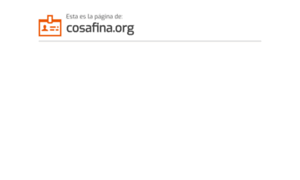 Cosafina.org thumbnail