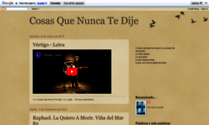 Cosasquenuncadijiste.blogspot.com thumbnail