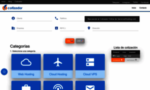 Cotizador.servicioshosting.com thumbnail