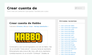 Crearcuentade.com thumbnail
