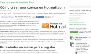 Crearcuentahotmail.tv thumbnail