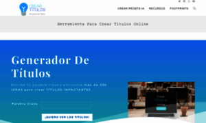 Creartitulos.online thumbnail
