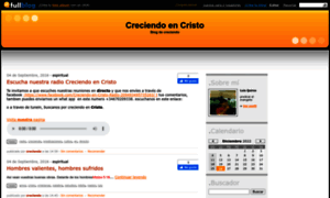 Creciendoencristo.fullblog.com.ar thumbnail