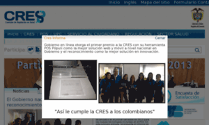 Cres.gov.co thumbnail