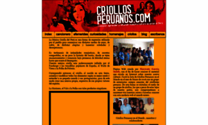 Criollosperuanos.com thumbnail