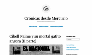 Cronicasdesdemercurio.wordpress.com thumbnail