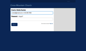 Crossmountain.infellowship.com thumbnail