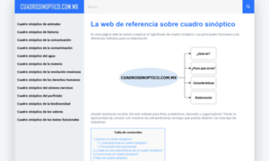 Cuadrosinoptico.com.mx thumbnail