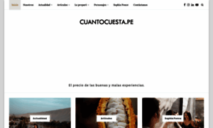 Cuantocuesta.pe thumbnail