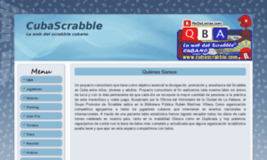Cubascrabble.com thumbnail
