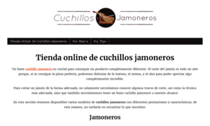Cuchillosjamoneros.com thumbnail