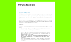 Culturamazatlan.mx thumbnail