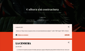 Culturasincontractura.blogspot.com thumbnail