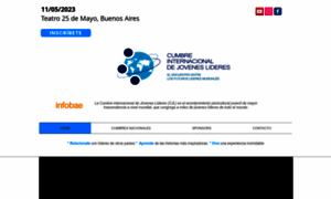 Cumbredejoveneslideres.com thumbnail