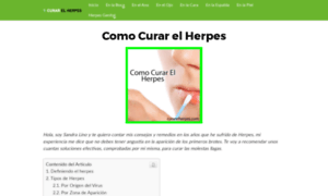 Curarelherpes.com thumbnail