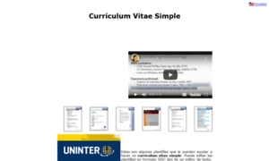 Curriculumvitaesimple.com thumbnail