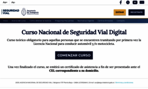 Curso.seguridadvial.gob.ar thumbnail