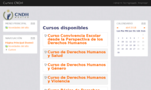 Cursos.cndh.org.mx thumbnail