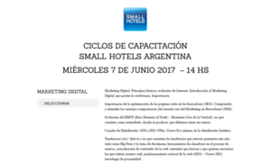 Cursos.smallhotelsargentina.com thumbnail