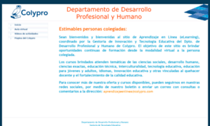 Cursoscolypro.com thumbnail