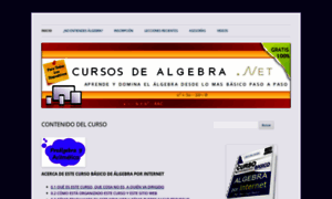 Cursosdealgebra.net thumbnail