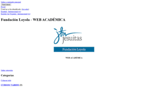 Cursosweb.fundacionloyola.org thumbnail
