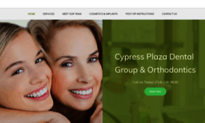 Cypressplazadentalgroup.com thumbnail