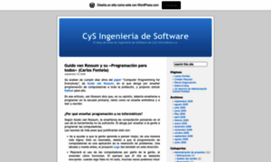 Cysingsoft.wordpress.com thumbnail