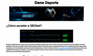 Damedeporte.com thumbnail