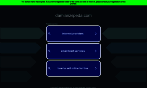 Damianzepeda.com thumbnail