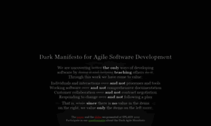 Darkagilemanifesto.org thumbnail