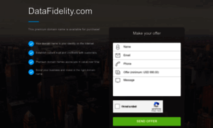 Datafidelity.com thumbnail